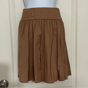 Dynamite Pleated Skirt Brown